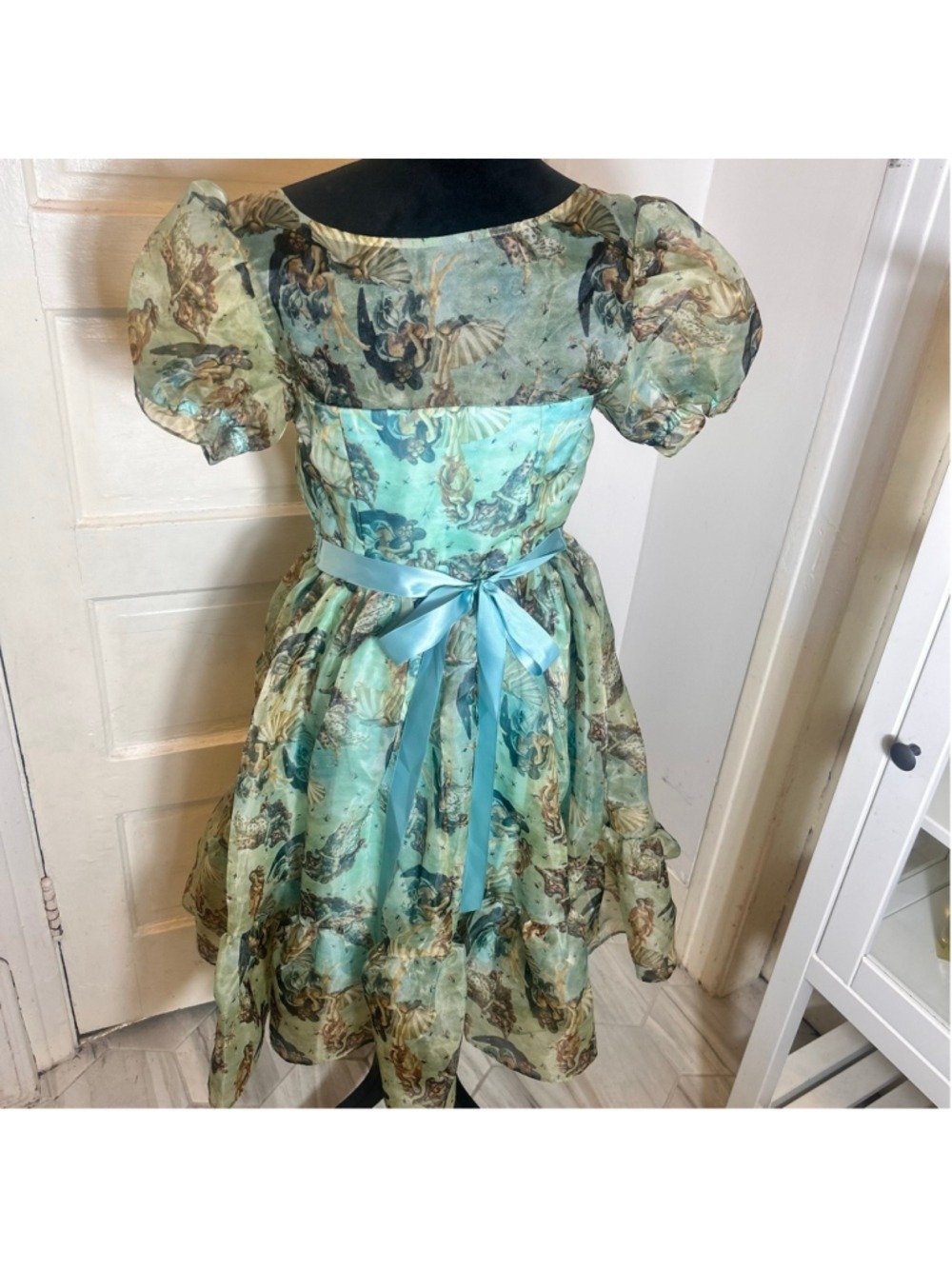 Women's THORN & Fable Birth of Venus Mini Dress S Cosplay Fairy REN Fair - Picture 6 of 10